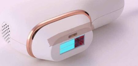 脱毛器　スキンセンサー　マスキング　図解